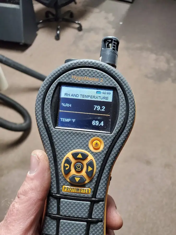 Moisture meter humidity assessment for Fire & Smoke Damage Restoration in San Ramon